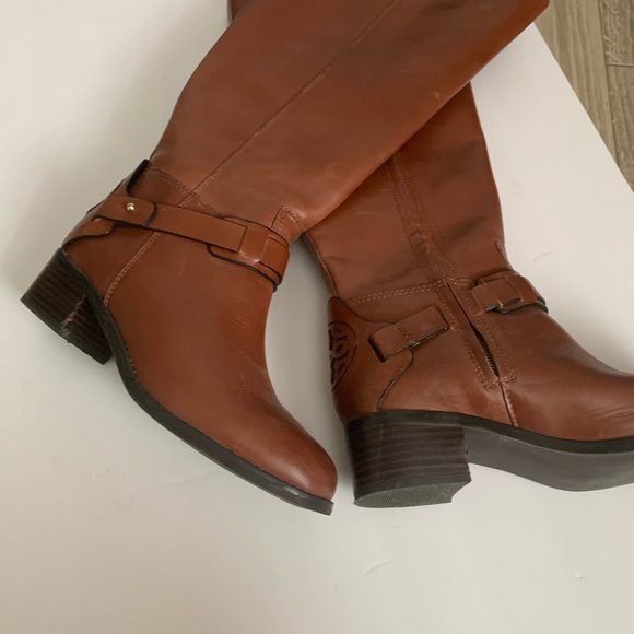 Stylish leather riding boots - Picture 4 of 7